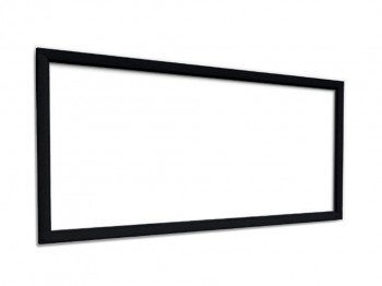 SCREENLINE FA250HAM Fixed Rear Projection Screen 250 x 140, 113", 16:9, Aluminum Frame Border, Total Size 263 X 153, Ambra Surface